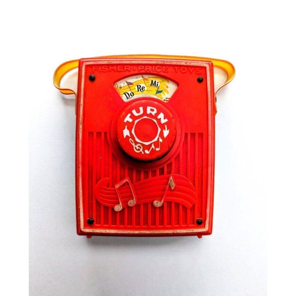 Vintage Fisher Price Music Box Pocket Radio 1969 Do Re Me